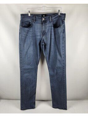 Paige Jeans Mens 34x33 Blue FEDERAL Slim Straight Leg Denim